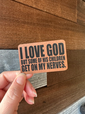 I love god but some of this children patch