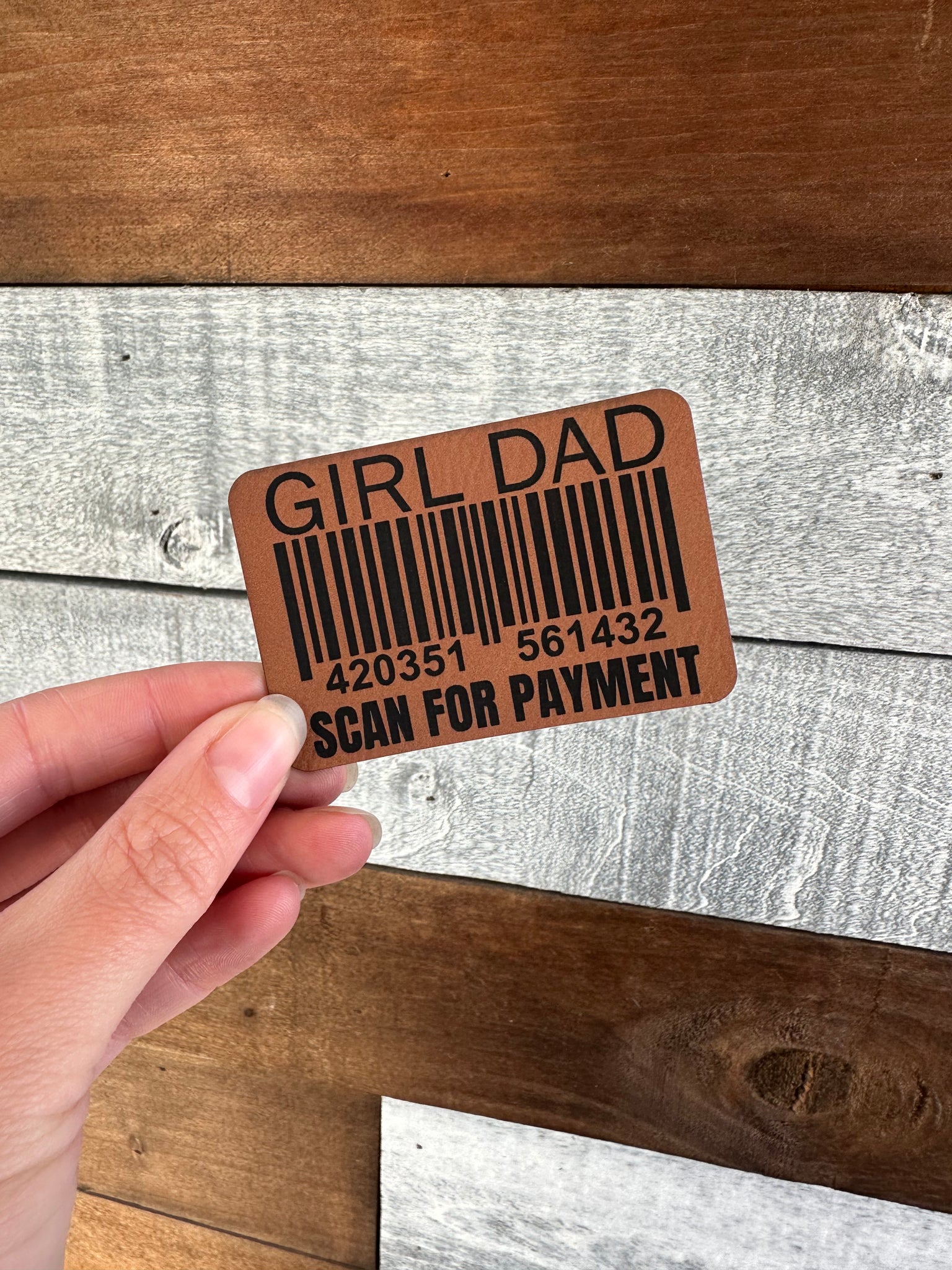 Girl Dad Scan For Payment Patch