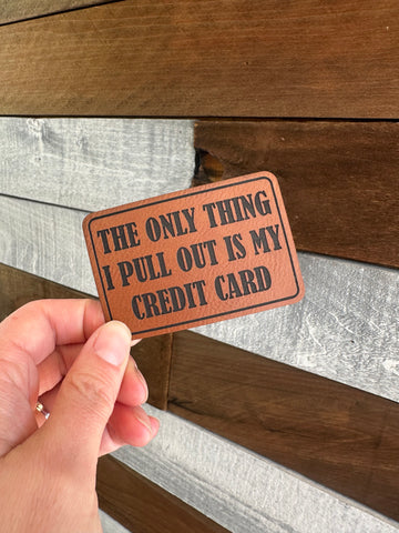 I pull out CC Patch