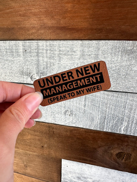 Under New Management side patch