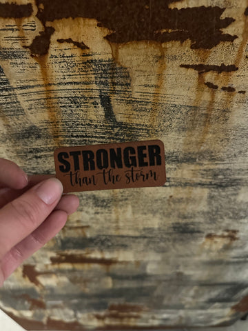 Stronger than the storm SIDE PATCH