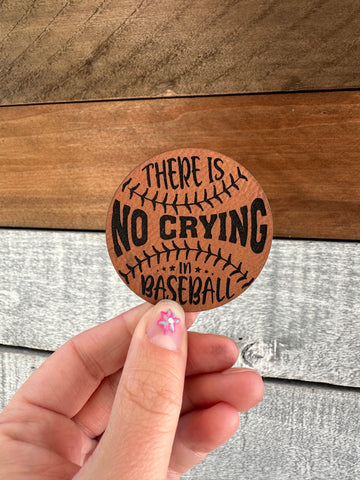 NO crying in baseball Patch
