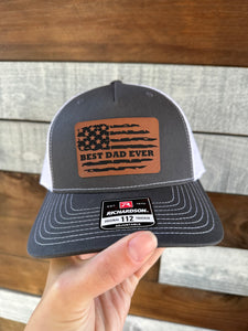 Best Dad Flag COMPLETED HAT 7 business days