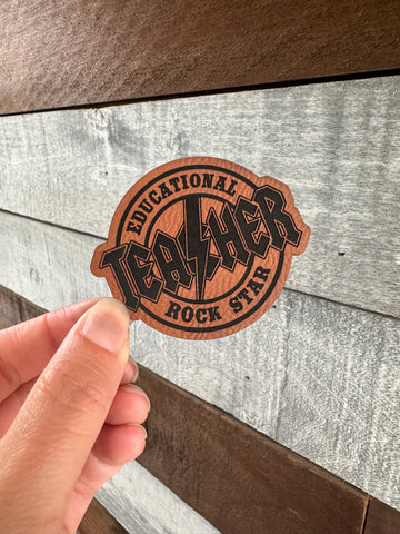 Educational Rock Star Patch