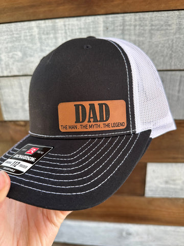 Dad man myth legend side patch