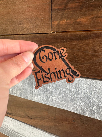 Gone Fishing Hook Patch