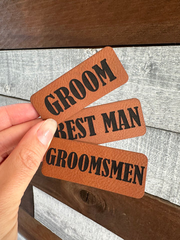 Groom Side Patches