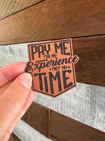 Pay for my Time Patch