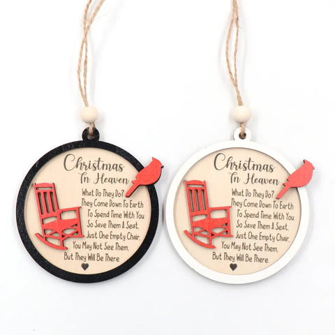 Christmas in Heave Ornament 2 colors