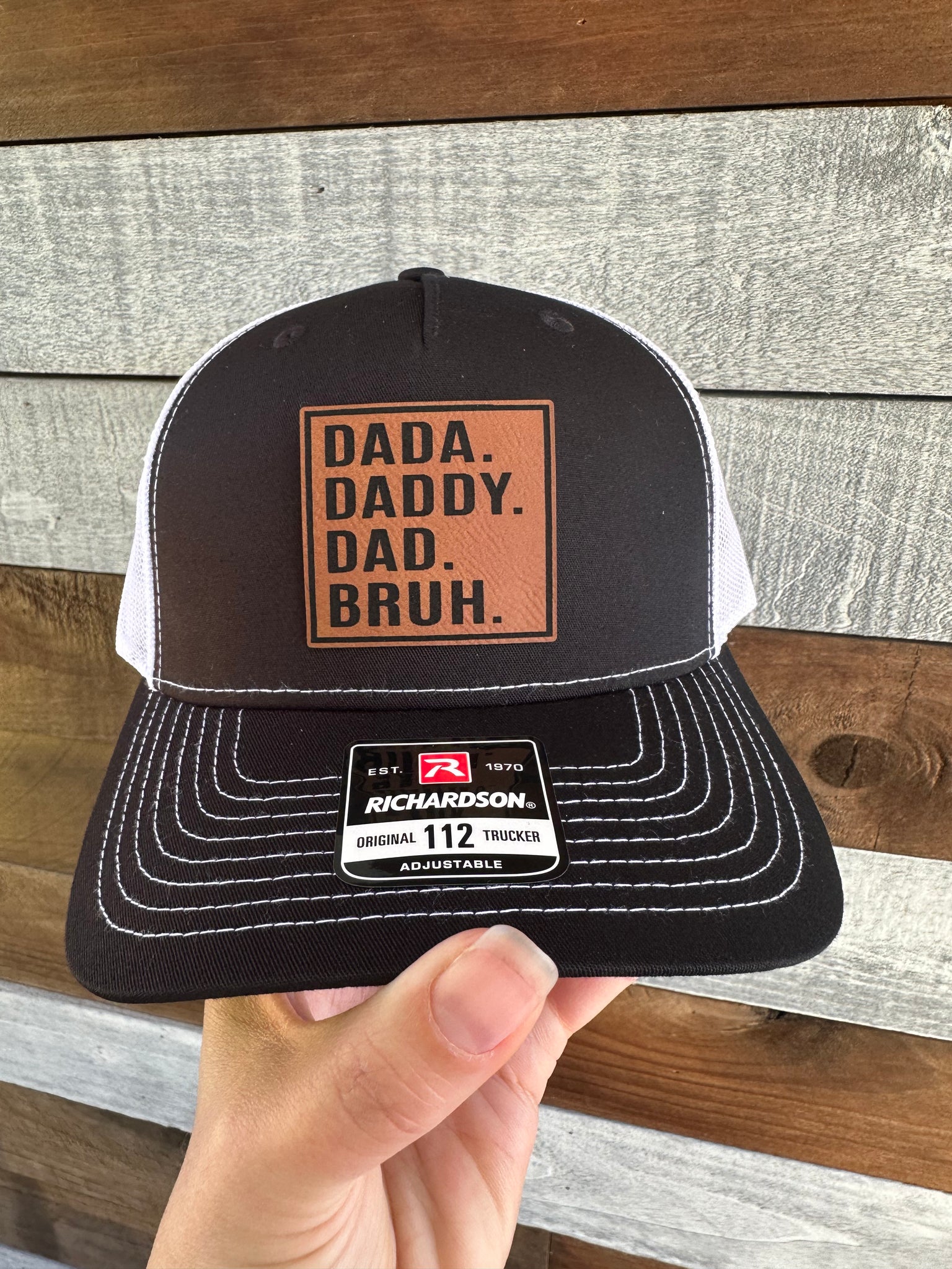Dad Daddy druh COMPLETED HAT 7 business days pre order