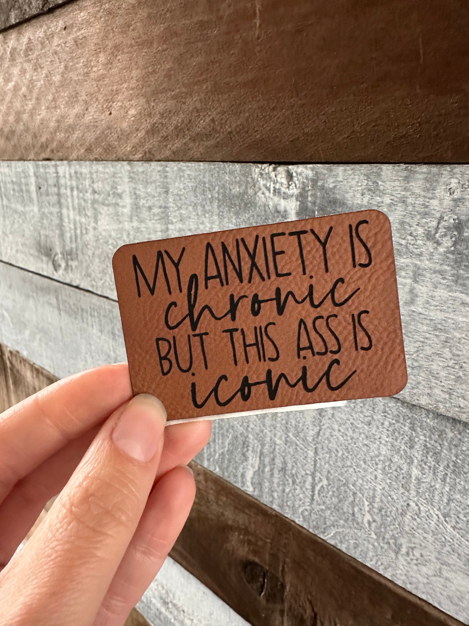 My Anxiety is chronic Patch