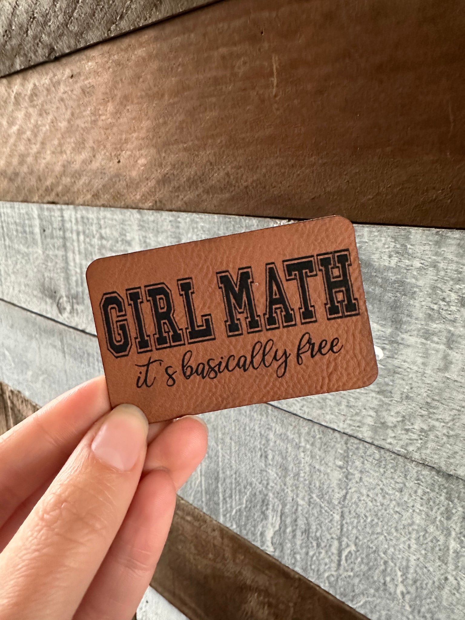 Girl Math Patch