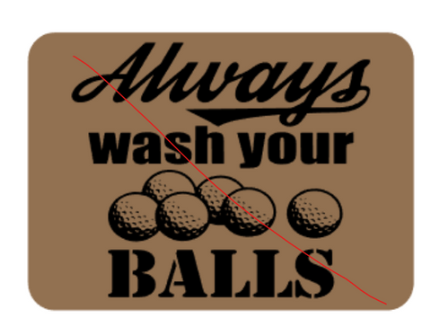 Wash your balls Patch