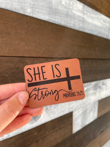 She is strong Patch