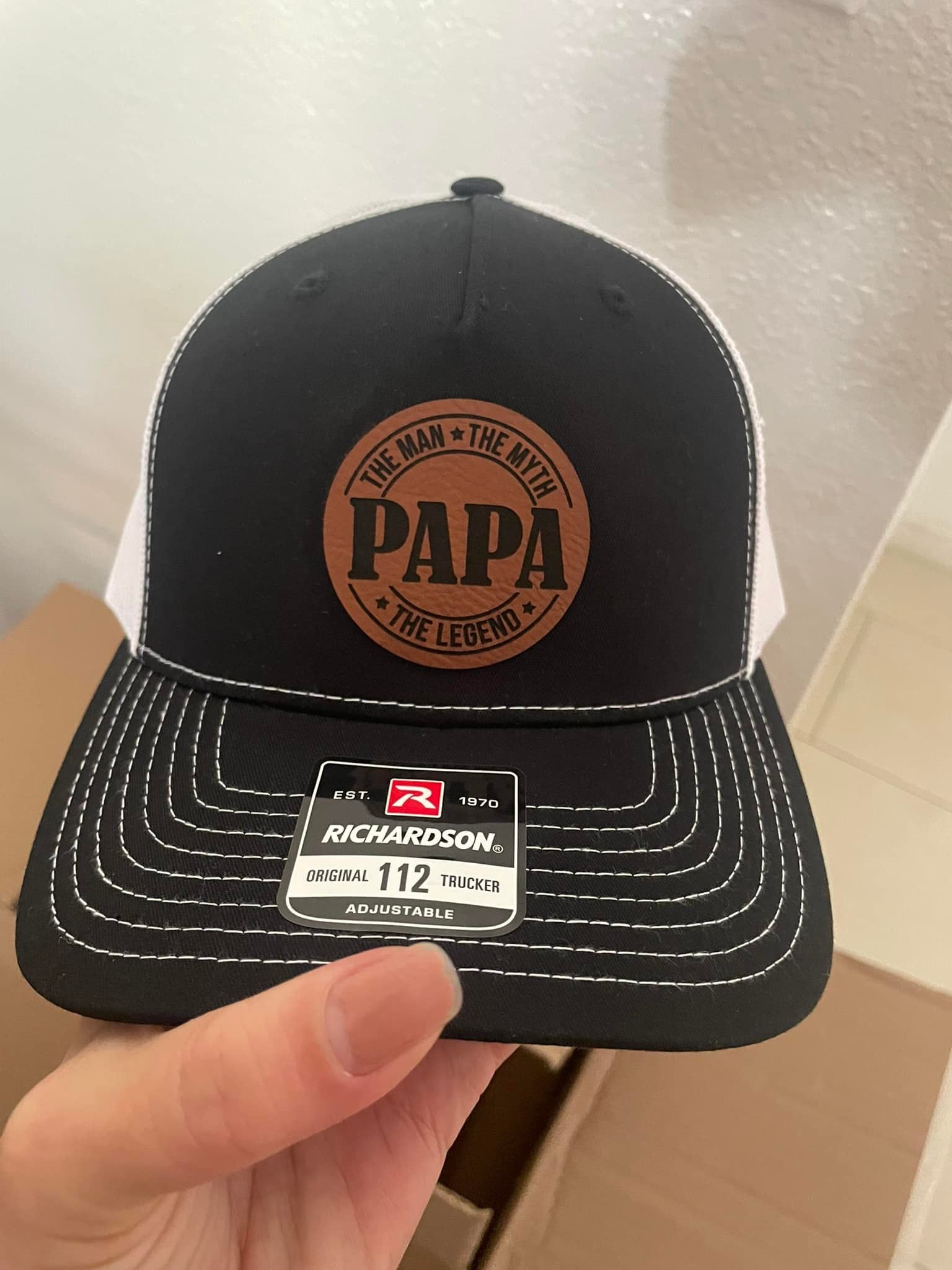 Papa Hat Patch