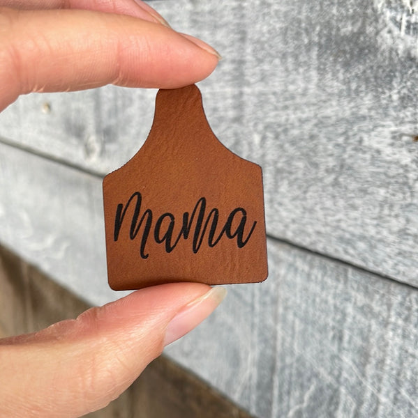 mama cow tag SIDE patch