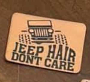 Jeep Hair Tilted Jeep